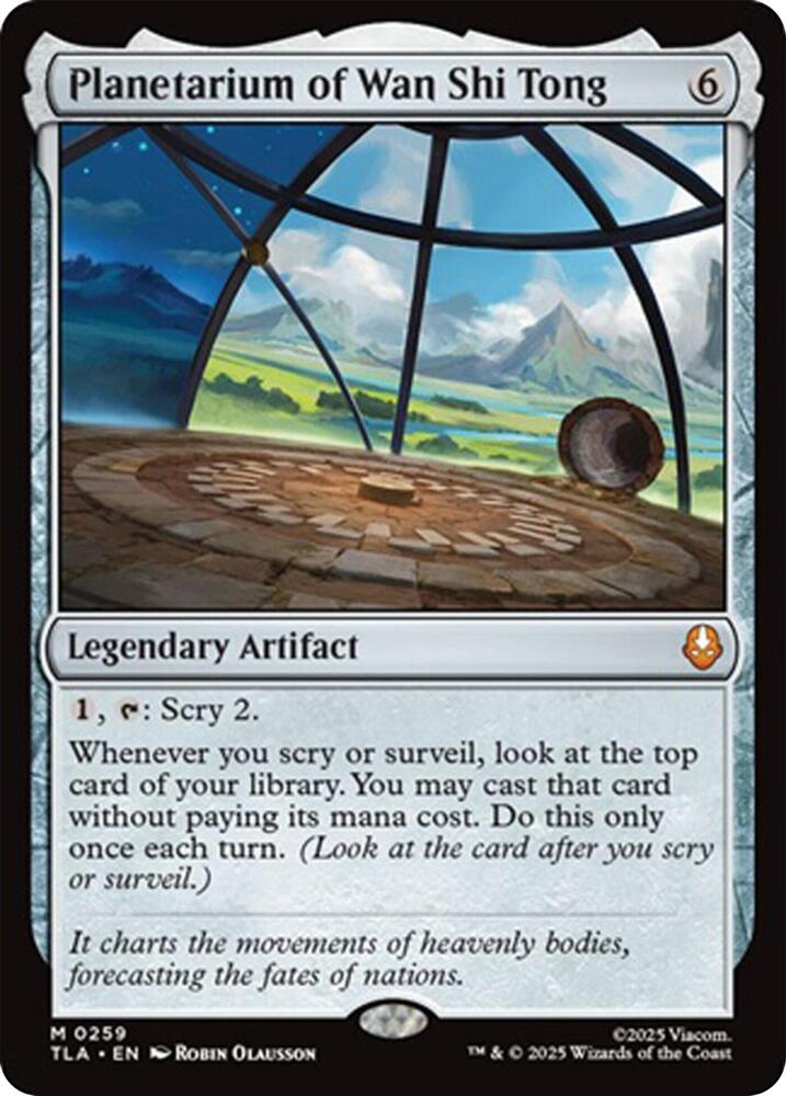 Planetarium of Wan Shi Tong 259/286 (Avatar: The Last Airbender)  | Good Games Cannington