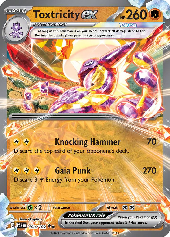 Toxtricity ex 100/182 (SV04: Paradox Rift)  - Holofoil | Good Games Cannington