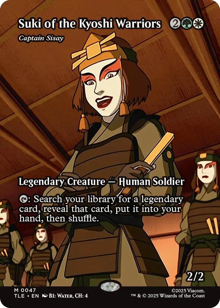 Suki of the Kyoshi Warriors Captain Sisay Borderless 47 (Avatar: The Last Airbender: Eternal-Legal)  | Good Games Cannington