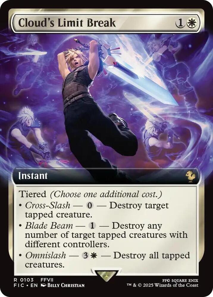 Cloud's Limit Break 103 (Commander: FINAL FANTASY)  - Extended Art | Good Games Cannington