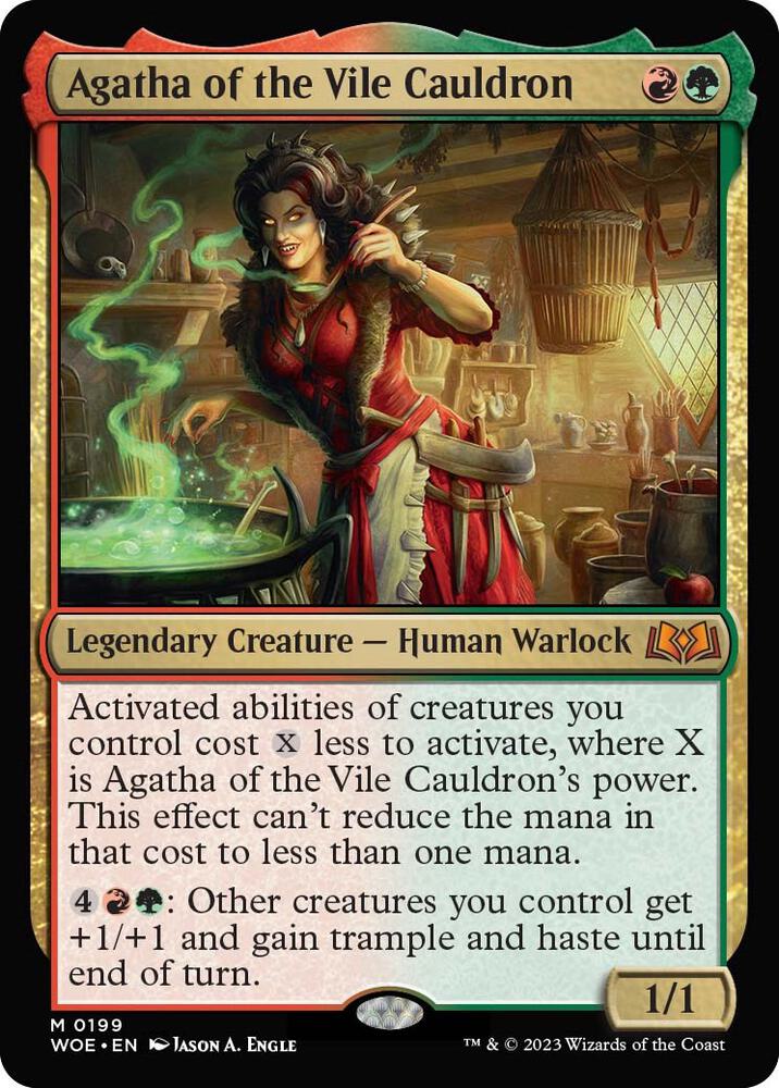 Agatha, of the Vile Cauldron 199/276 (Wilds of Eldraine)  - Foil | Good Games Cannington