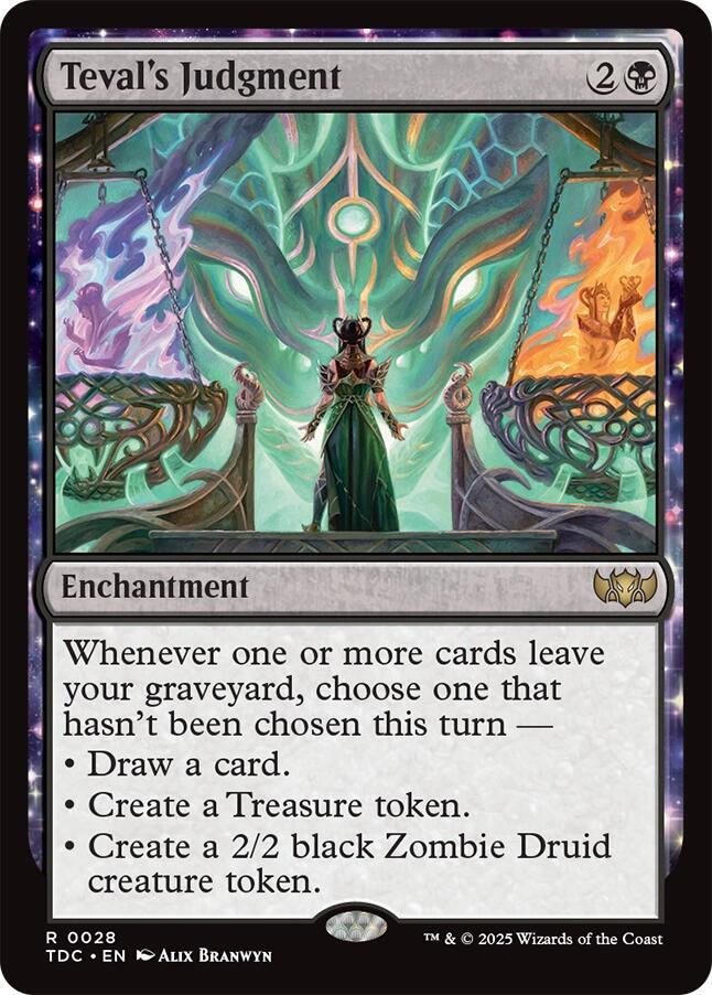 Tevals Judgment 28 (Commander: Tarkir: Dragonstorm)  | Good Games Cannington