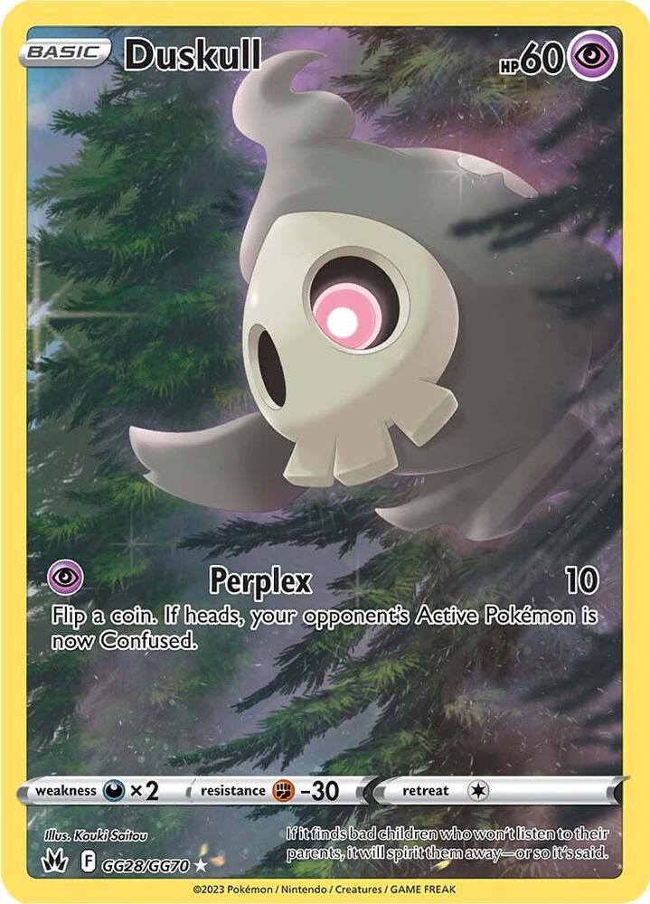 Duskull (Crown Zenith: Galarian Gallery)  - Holofoil | Good Games Cannington