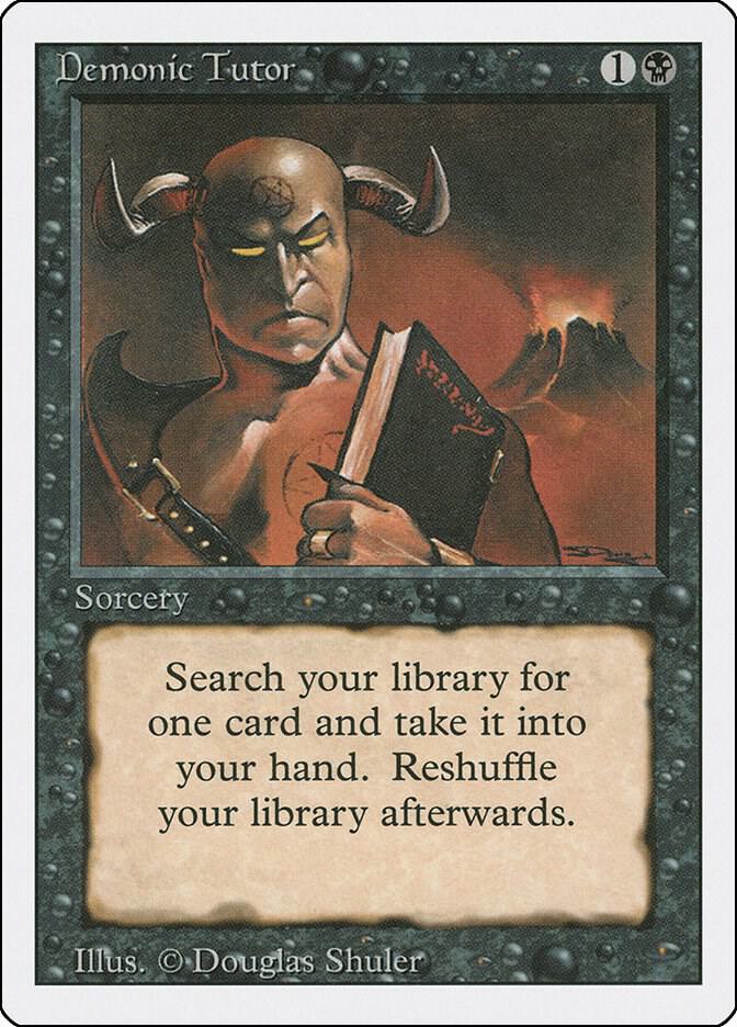 Demonic Tutor  (Revised Edition)  | Good Games Cannington