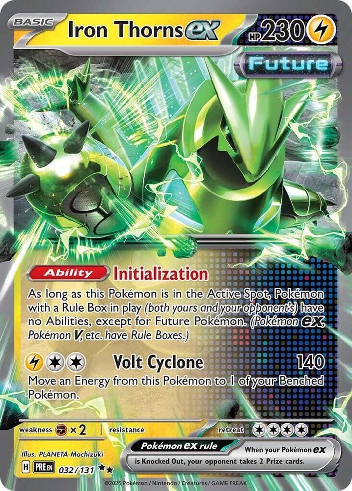 Iron Thorns ex 032/131 (SV: Prismatic Evolutions)  - Holofoil | Good Games Cannington