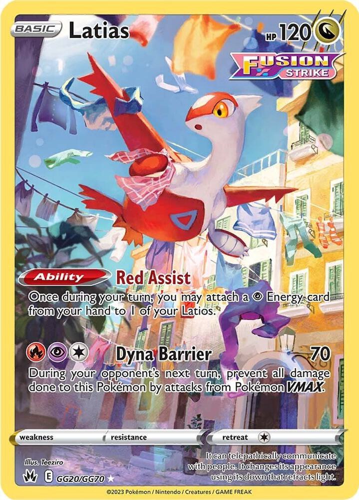 Latias GG20/GG70 (Crown Zenith: Galarian Gallery)  - Holofoil | Good Games Cannington