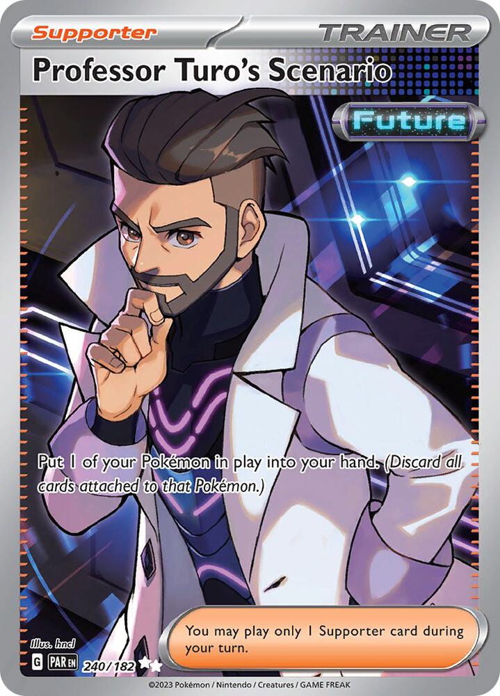 Professor Turo's Scenario 240/182 (SV04: Paradox Rift)  - Holofoil | Good Games Cannington