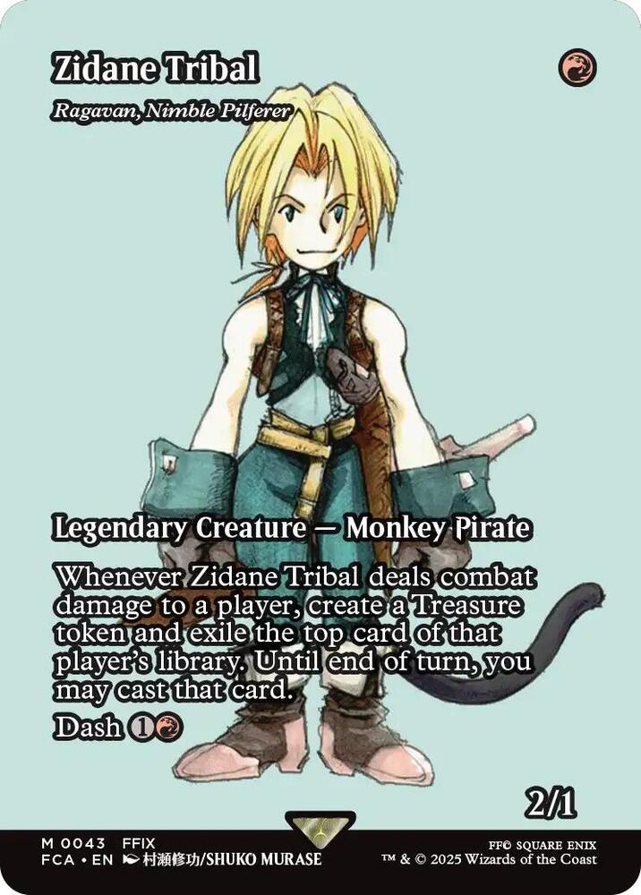 Zidane Tribal Ragavan Nimble Pilferer  43 (FINAL FANTASY: Through the Ages)  | Good Games Cannington