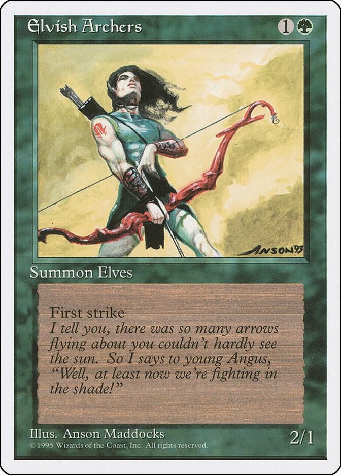 Elvish Archers 243/378 (Fourth Edition)  | Good Games Cannington