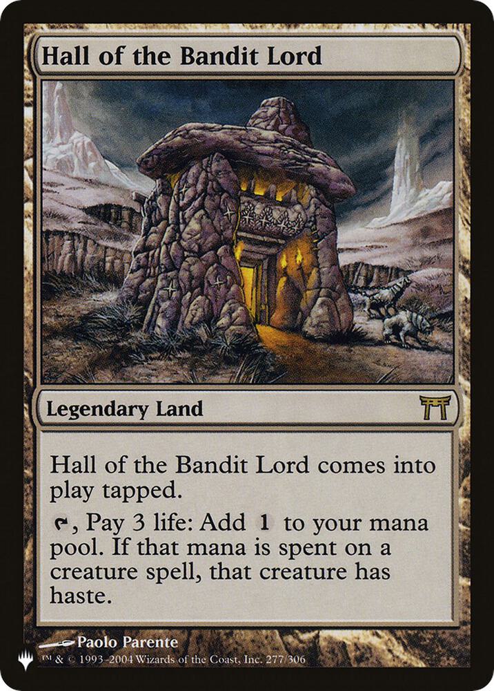 Hall of the Bandit Lord CHK-277/5075 (The List Reprints)  | Good Games Cannington