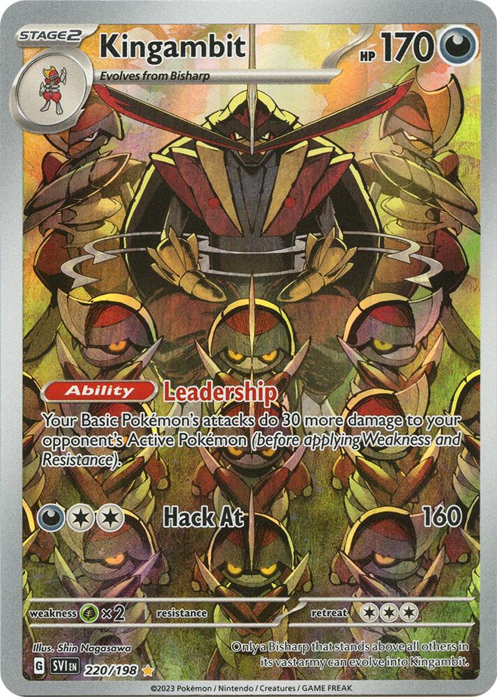 Kingambit 220/198 (SV01: Scarlet & Violet Base Set)  - Holofoil | Good Games Cannington