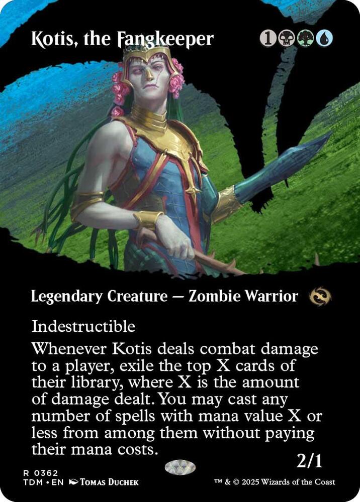 Kotis, the Fangkeeper 362 (Tarkir: Dragonstorm)  - Borderless | Good Games Cannington