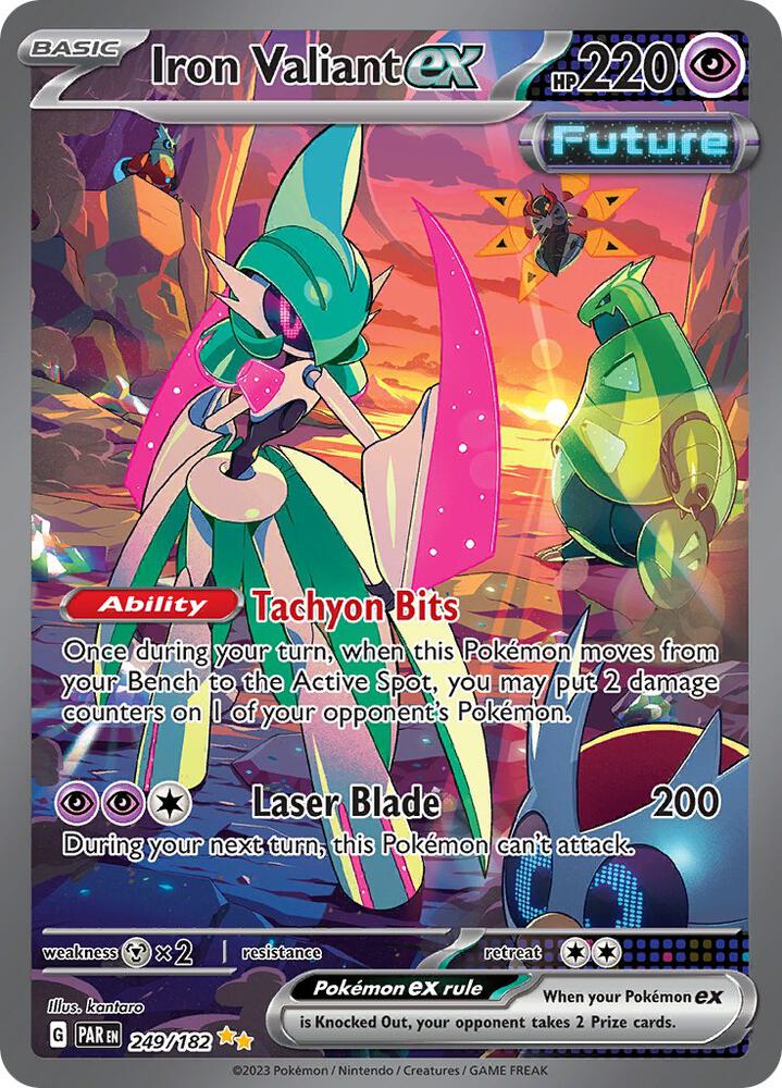 Iron Valiant ex 249/182 (SV04: Paradox Rift)  - Holofoil | Good Games Cannington