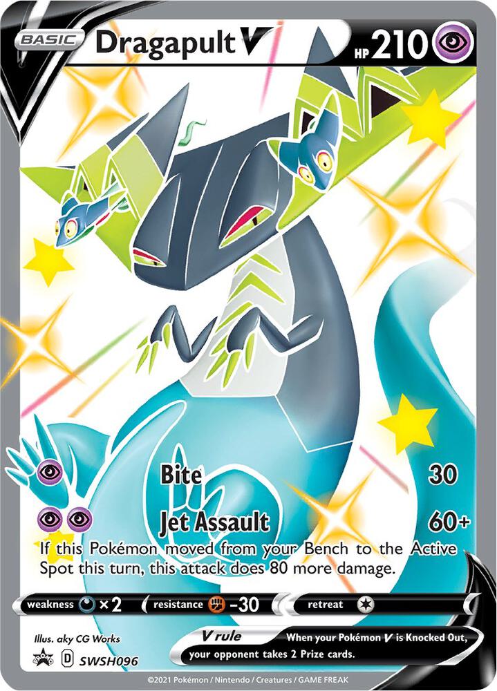 Dragapult V SWSH096 (SWSH: Sword & Shield Promo Cards)  - Holofoil | Good Games Cannington