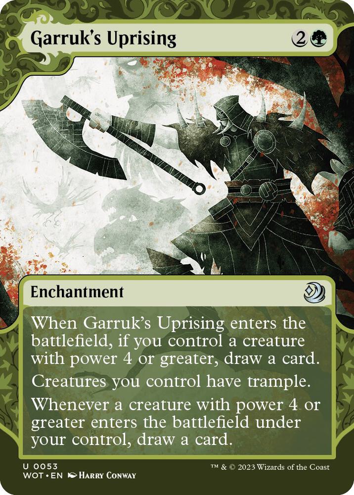 Garruk's Uprising 53 (Wilds of Eldraine: Enchanting Tales)  - Showcase | Good Games Cannington