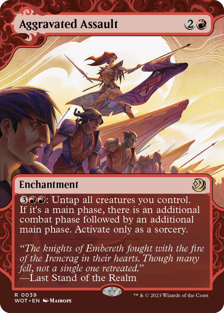 Aggravated Assault 39 (Wilds of Eldraine: Enchanting Tales)  - Showcase | Good Games Cannington
