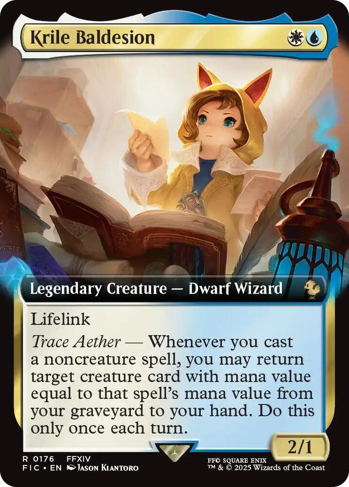 Krile Baldesion  176 (Commander: FINAL FANTASY)  - Extended Art Foil | Good Games Cannington