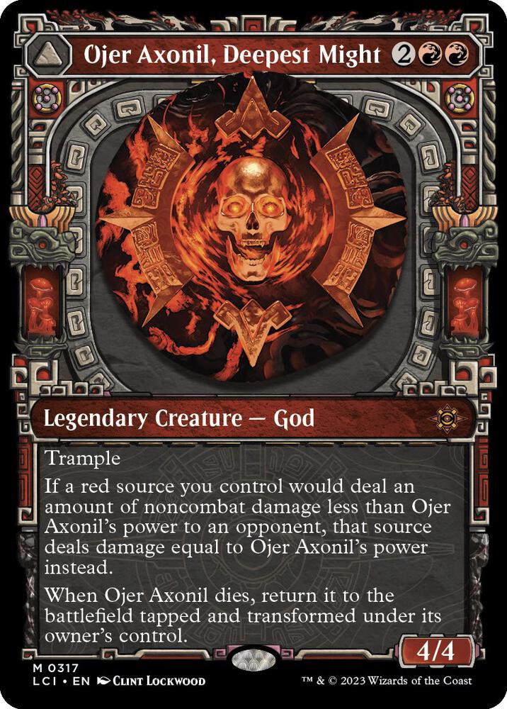Ojer Axonil, Deepest Might // Temple of Power 317 (The Lost Caverns of Ixalan)  - Showcase Foil | Good Games Cannington