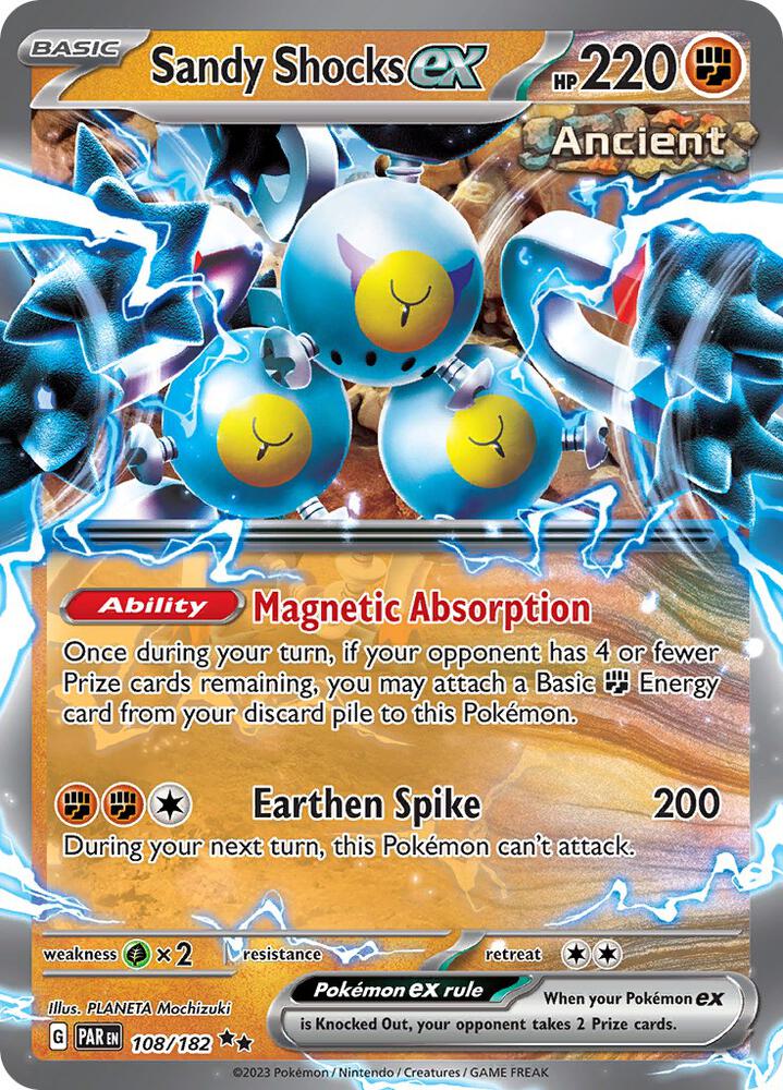 Sandy Shocks ex 108/182 (SV04: Paradox Rift)  - Holofoil | Good Games Cannington