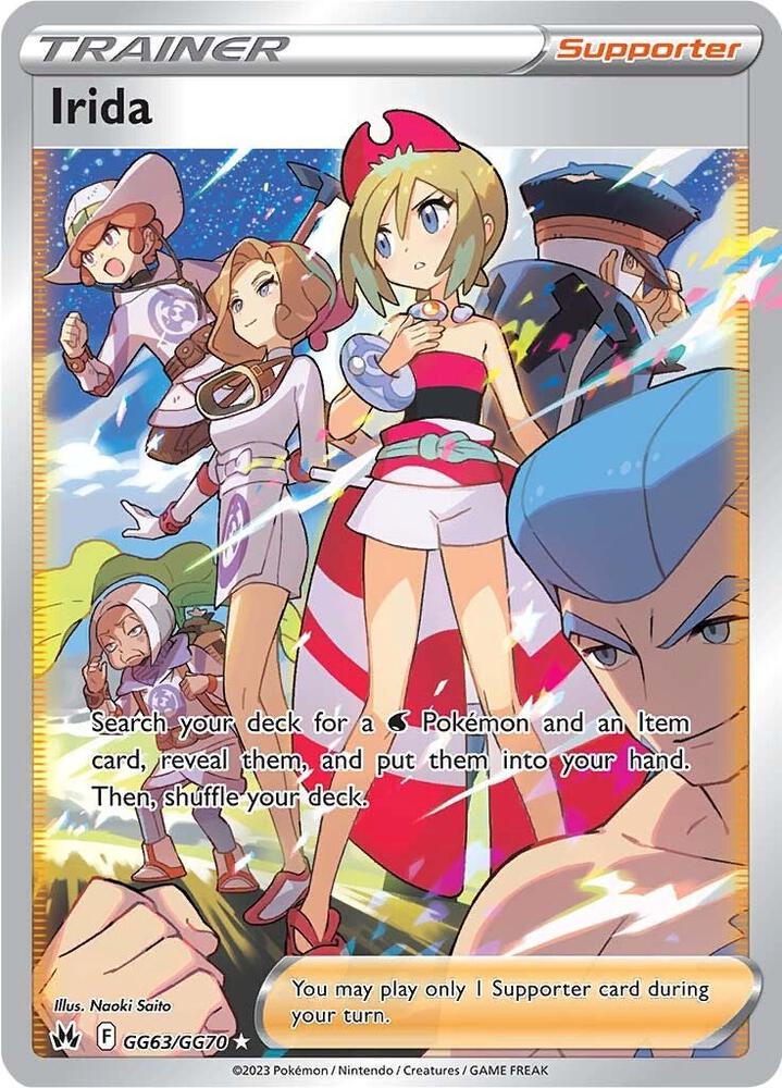 Irida GG63/GG70 (Crown Zenith: Galarian Gallery)  - Holofoil | Good Games Cannington