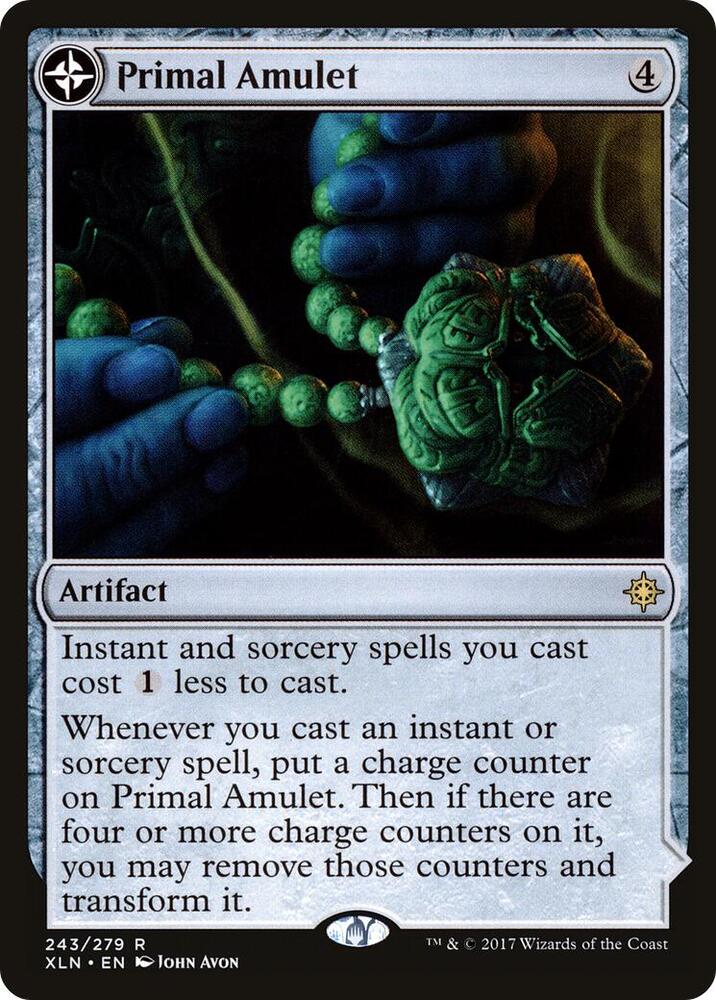 Primal Amulet // Primal Wellspring 243 (Ixalan)  - Foil | Good Games Cannington