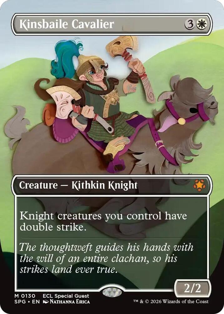 Kinsbaile Cavalier Borderless 130 (Special Guests)  - Foil | Good Games Cannington