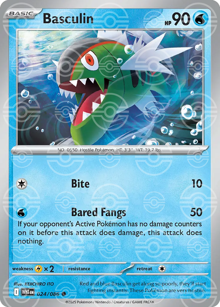 Basculin 024/086 (SV: White Flare)  - Poke Ball Holofoil | Good Games Cannington