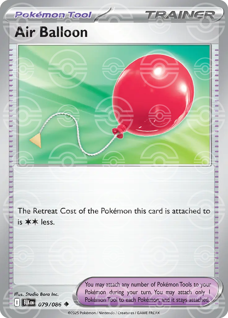 Air Balloon 079/086 (SV: Black Bolt)  - Poke Ball Holofoil | Good Games Cannington