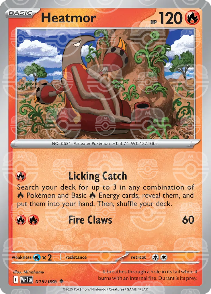Heatmor 019/086 (SV: White Flare)  - Master Ball Holofoil | Good Games Cannington