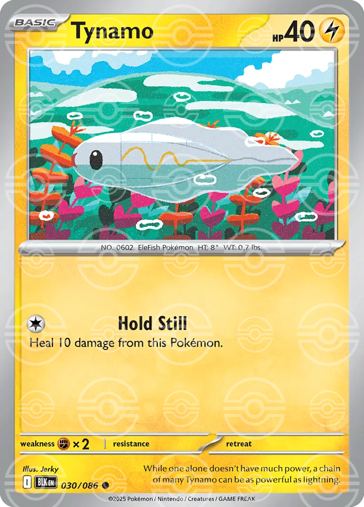 Tynamo 030/086 (SV: Black Bolt)  - Poke Ball Holofoil | Good Games Cannington