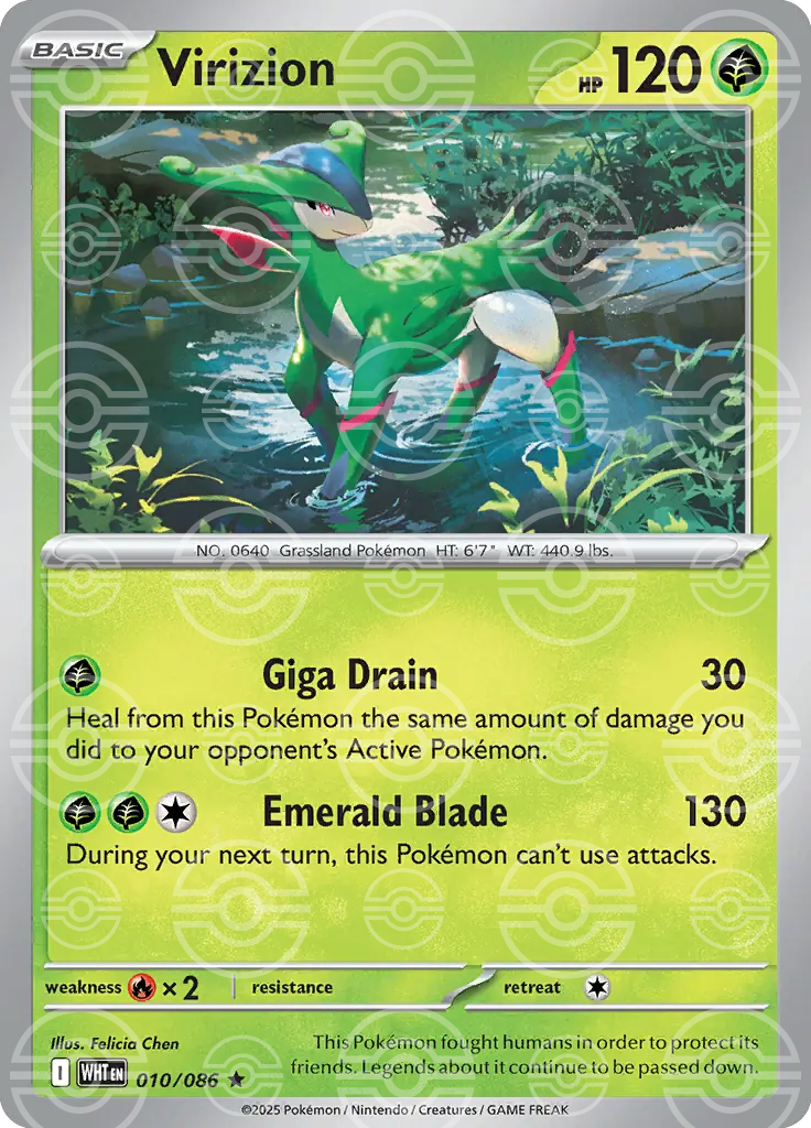 Virizion 010/086 (SV: White Flare)  - Poke Ball Holofoil | Good Games Cannington