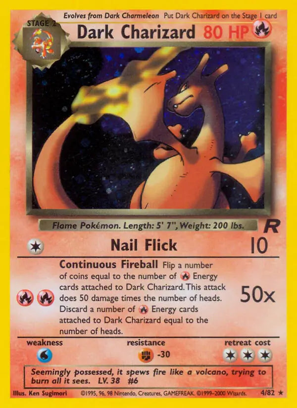Dark Charizard 04/82 (Team Rocket)  - Unlimited Holofoil | Good Games Cannington