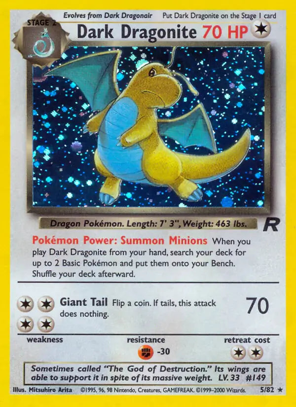 Dark Dragonite 05/82 (Team Rocket)  - Unlimited Holofoil | Good Games Cannington