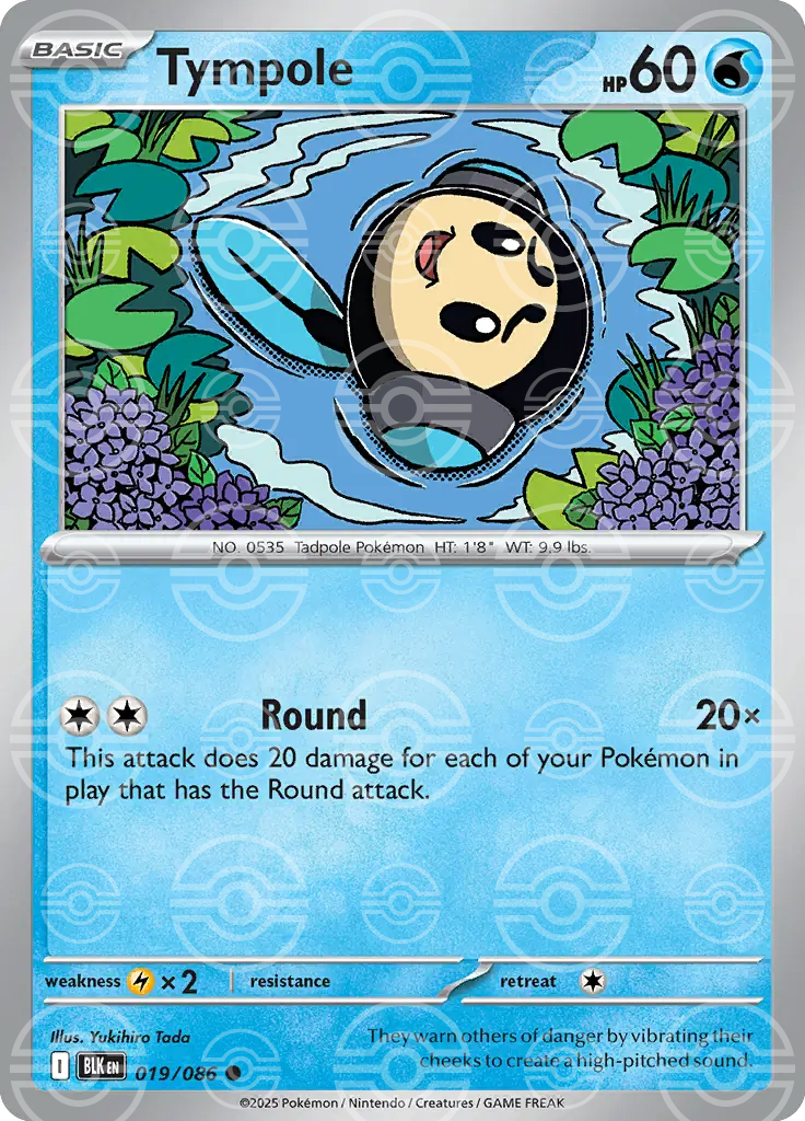Tympole 019/086 (SV: Black Bolt)  - Poke Ball Holofoil | Good Games Cannington