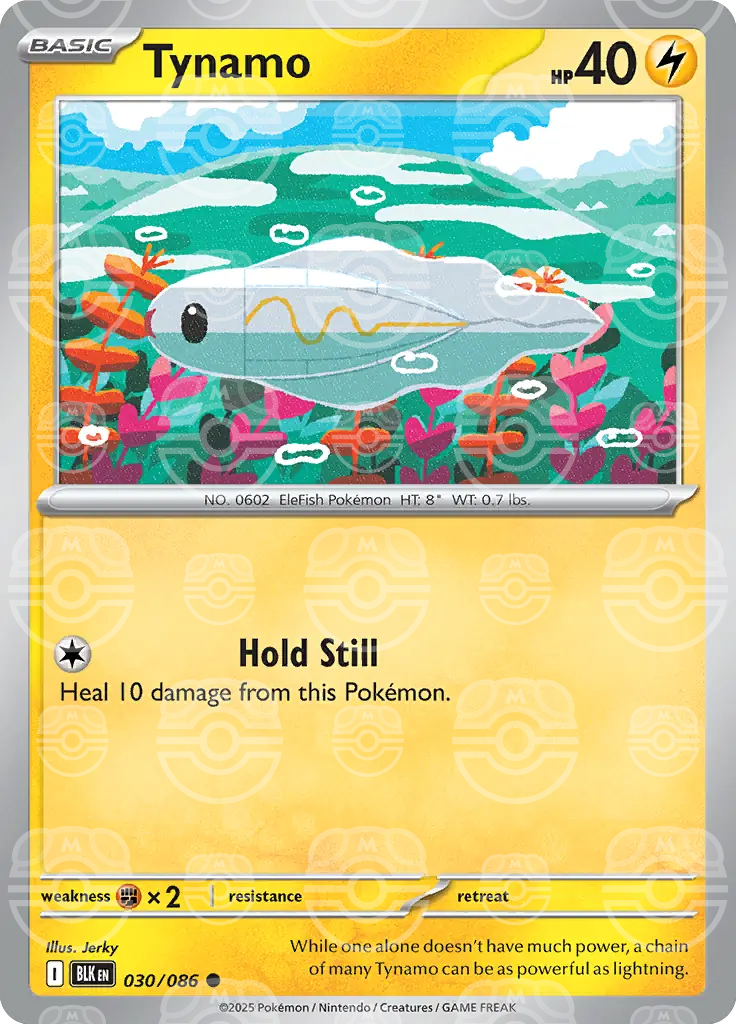 Tynamo 030/086 (SV: Black Bolt)  - Master Ball Holofoil | Good Games Cannington