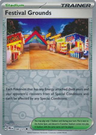Festival Grounds 108/131 (SV: Prismatic Evolutions)  - Reverse Holofoil | Good Games Cannington