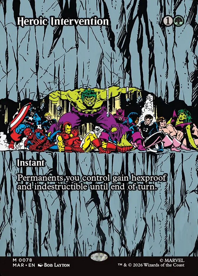 Heroic Intervention 78 (Marvel Universe Eternal-Legal)  - Borderless | Good Games Cannington