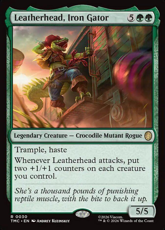 Leatherhead, Iron Gator 30 (Commander: Teenage Mutant Ninja Turtles)  | Good Games Cannington