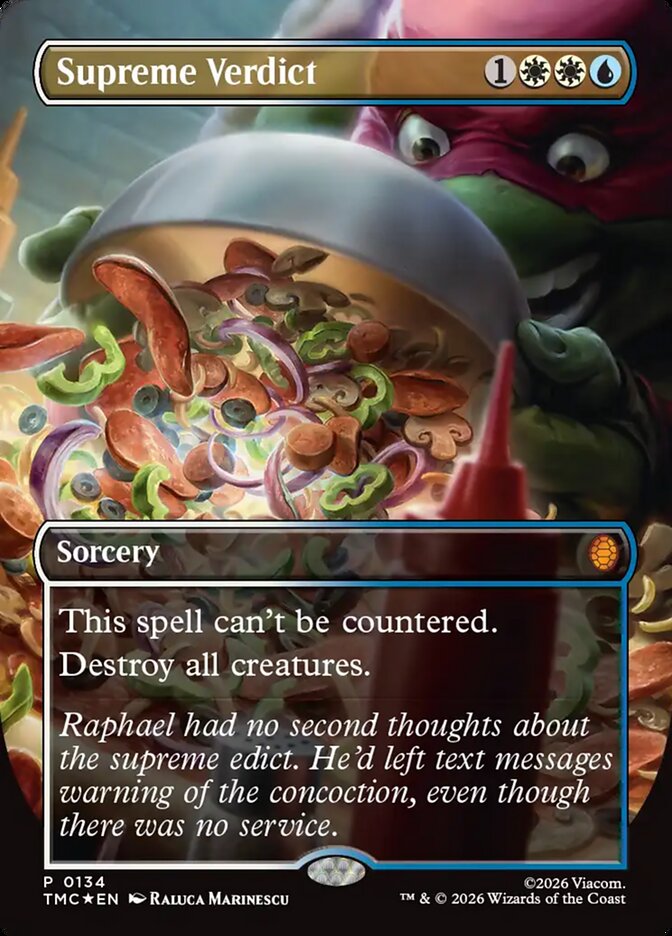 Supreme Verdict Borderless 134 (Commander: Teenage Mutant Ninja Turtles)  - Foil | Good Games Cannington