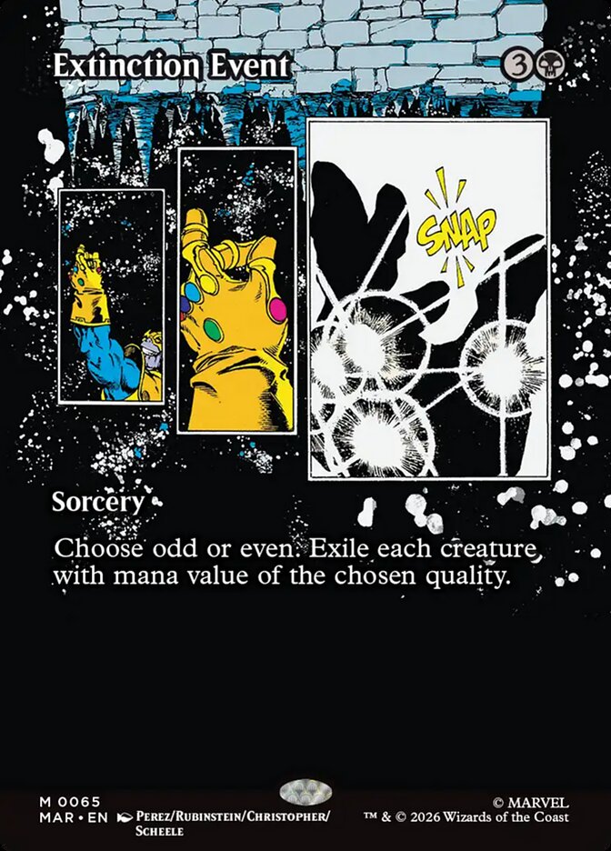 Extinction Event 65 (Marvel Universe Eternal-Legal)  - Borderless Foil | Good Games Cannington