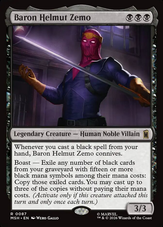 Baron Helmut Zemo 87 (Marvel Super Heroes)  | Good Games Cannington