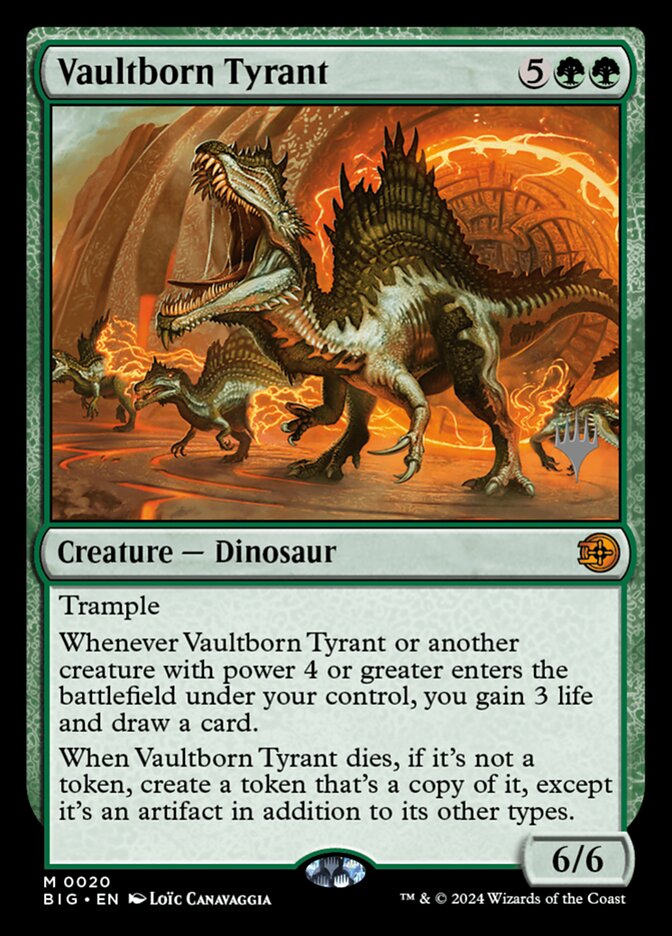 Vaultborn Tyrant 20 (Promo Pack: Lorwyn Eclipsed)  - Foil | Good Games Cannington