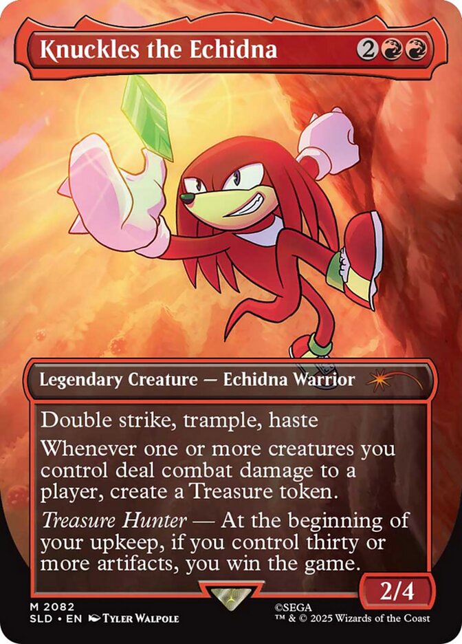 Knuckles the Echidna (Dupe) 2082 (Secret Lair Drop Series)  - Foil | Good Games Cannington