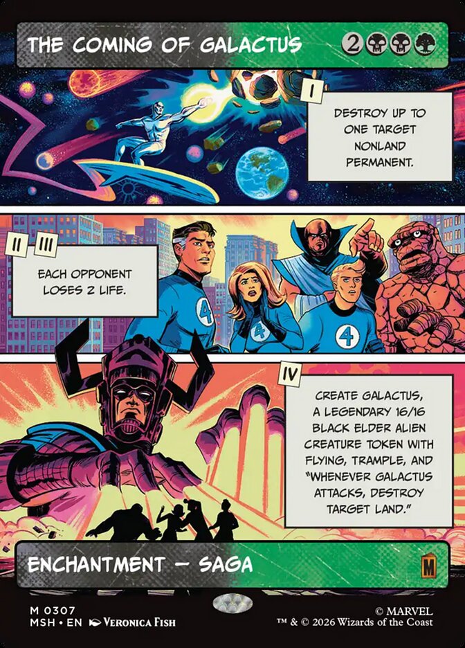 The Coming of Galactus 307 (Marvel Super Heroes)  - Showcase Foil | Good Games Cannington