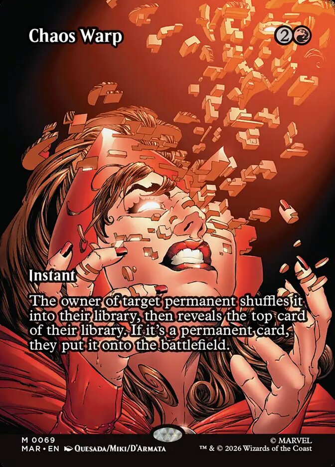 Chaos Warp 69 (Marvel Universe Eternal-Legal)  - Borderless | Good Games Cannington