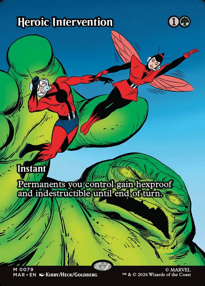 Heroic Intervention 79/0 (Marvel Universe Eternal-Legal)  - Borderless | Good Games Cannington