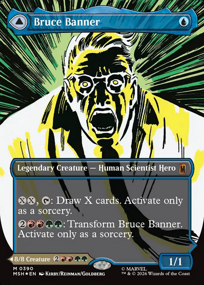Bruce Banner // The Incredible Hulk (Dupe) 390 (Marvel Super Heroes)  - Borderless Foil | Good Games Cannington