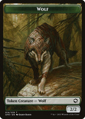 Myr (007) // Wolf Double-Sided Token [Double Masters Tokens] | Good Games Cannington