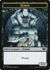 Demon (012/036) // Zombie (016/036) Double-Sided Token [Commander 2014 Tokens] | Good Games Cannington
