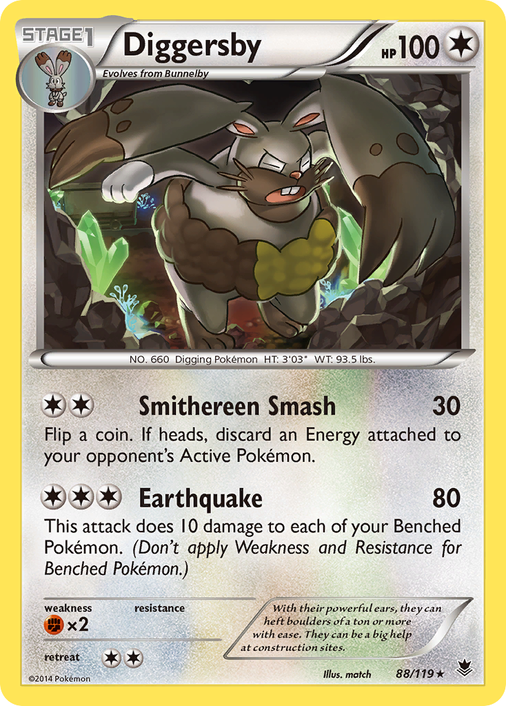 Diggersby (88/119) [XY: Phantom Forces] | Good Games Cannington